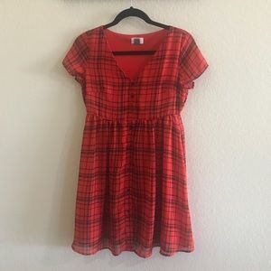 Plaid dress